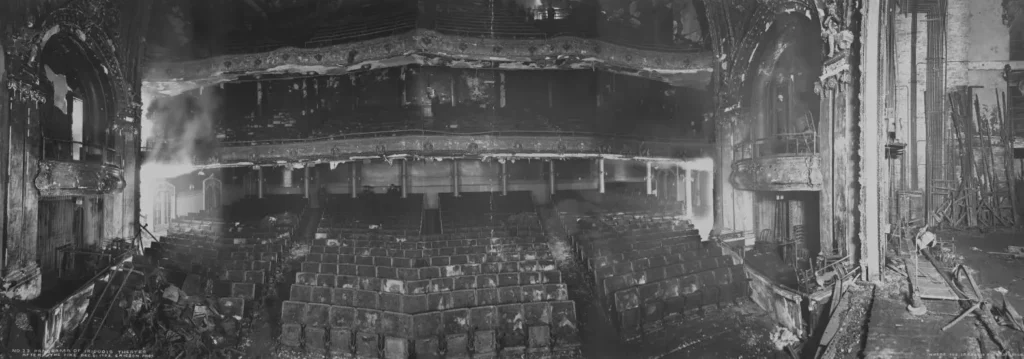 The Iroquois Theatre after the fire.